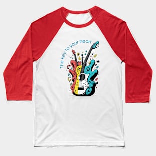 The Key to you're heart Baseball T-Shirt